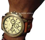 Mens Leather Vintage Watches