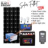 solar fullkit 120watts with wet chloride battery