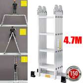 4.7m Ladder Aluminium Extension Folding