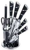 Classy 9PCS Stainless Steel Kitchen Knife Set With Stand