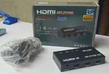 2 Port HDMI Splitter Full HD 1080P 4K 1 In 2 Out Splitter.