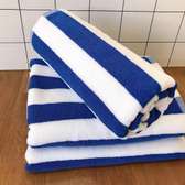Blue White Striped Beach Towels