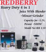 RED BERRY HEAVY DUTY 4 IN 1 JUICER