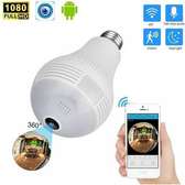 ,anoramic 360 Degree Night Vision , Wifi Light Bulb Camera