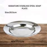 Signature Stainless Steel soup plate