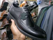 Lowcut Black Leather Shoes