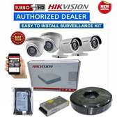 Hikvision 4 HD CCTV Cameras Complete System Installation Kit