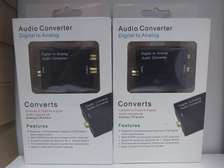DIGITAL TO ANALOG AUDIO CONVERTER ADAPTER -OPTICAL COAXIAL