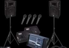 pa system packages forb hire