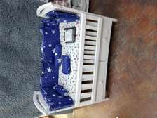 Wooden baby cot