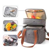 Brivilas branded 2 layer insulated food bag