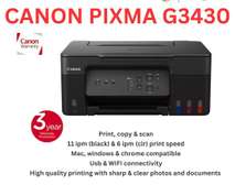 Canon Pixma G3430 Printer 3 in one wifi enabled.