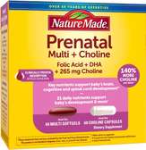 Nature Made Prenatal Vitamin Softgels + Choline Capsules