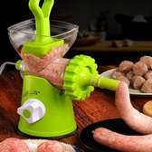 Manual meat mincer