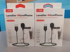 Universal USB Microphone Lavalier Microphone Clip-on Compute