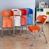 Armless Durable Plastic Home Garden Chair