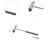 Hammer with Needle and Brush (Black) PATELLA HAMMER