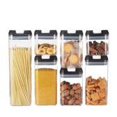 7pcs Transparent Cereal Food/Pantry Storage Containers