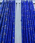 3 PIECE MARBLE GOLD CURTAINS