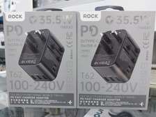 ROCK T62 Multifunctional World Travel Fast Charger Adapter