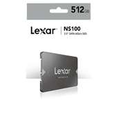 Lexar 512GB NS100 2.5” SATA  Internal SSD LNS100-512RB