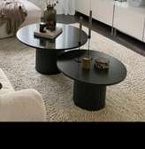 Fancy fluted round coffee set