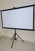 White Projector Projection Screen