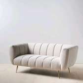 2 seater piping modern design sofa