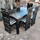 Dining Table Sets - 6 Seater Black Sets