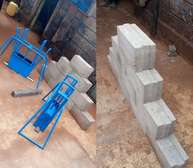 Manual Concrete Block Making Machine Steel Frame