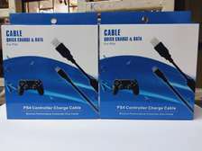 Charging Cable for the PS4 DualShock 4 Controller black