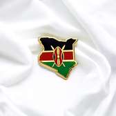 Kenya Map Flag Lapel Pinbadge