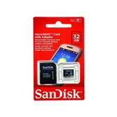 Sandisk 32GB Memory Card With SD Adapter