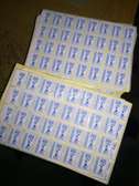 KEBS STICKER PRINTING