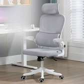 Office Chair; Fabric High Backrest Office Seat