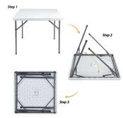 Heavy Duty White Portable & Foldable Event Dining Table