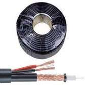 Generic RG59 Coaxial Cable With Power, 100 Meter.