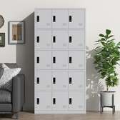 15-Door Metal Locker Office Cabinet
