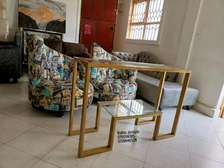 Glass console tables/Metal console tables