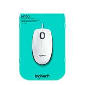 logitech usb optical mouse - m100