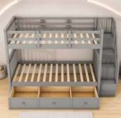 Home Furniture; Twin Home Bed With Stairs