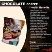 Chocolate coffee mixture with ganoderma