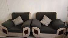 8 seater grey sofa set with sofa bed