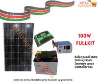 100w solar fullkit
