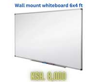Wallmount whiteboard 6x4 ft