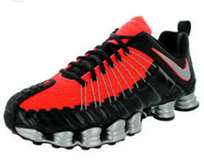 Nike Shox Total TL Premium Men Black Red Casual Shoes