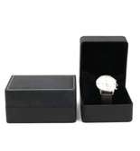 PU leather black watch box gift watch box