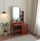 Imported Brown Wooden Makeup Vanity Table