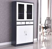 Steel 4 Door Storage Office Cabinet With 2 Drawers