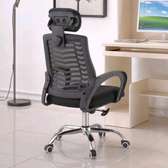 High back headrest adjustable chair